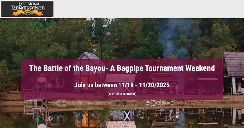 The Battle of the Bayou: A Bagpipe Tournament Weekend