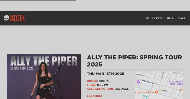Ally the Piper: Spring Tour 2025