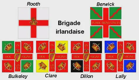 Five regiments of Irishmen sail for France and form the nucleus of Frances Irish Brigade