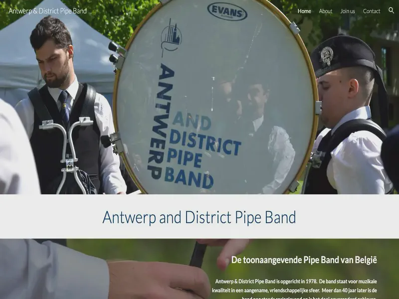 Website preview for www.adpb.be