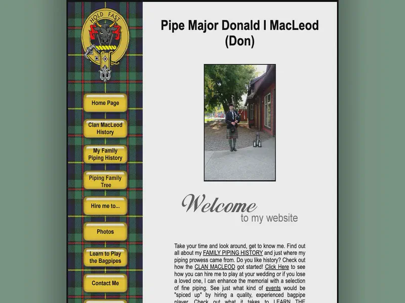 Website preview for www.kalamalkahighlanders.com